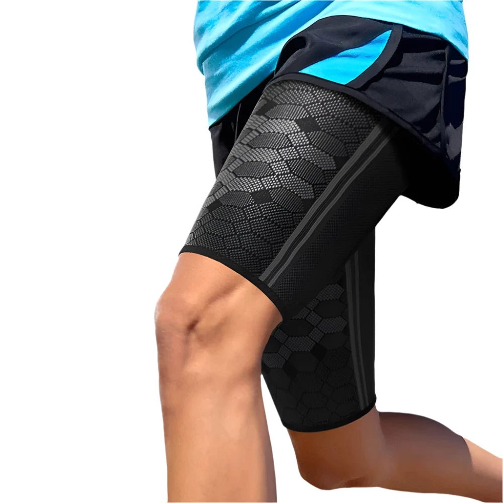 Dual Muscle Compression Sleeve – Thigh, Hamstring & Quad Relief - Supersell