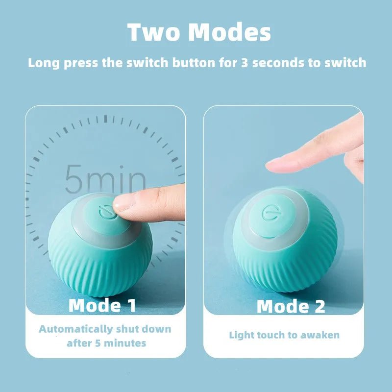 Electric Cat Ball Toys Automatic Rolling Smart Cat Toys - Supersell