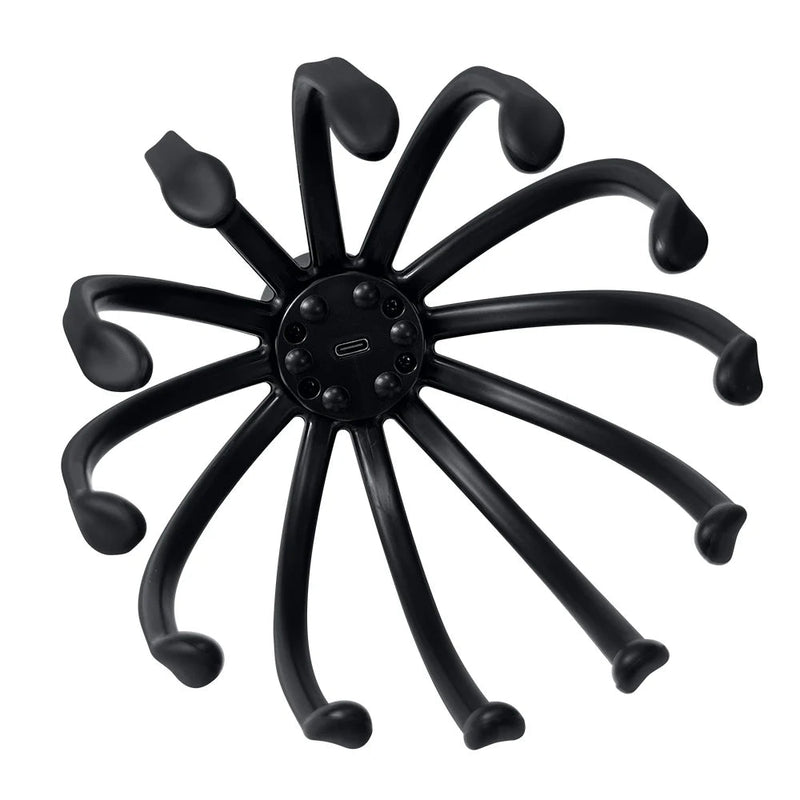 Electric Head Massager – 3 Gears, 12 - Claw USB Rechargeable Device - Supersell