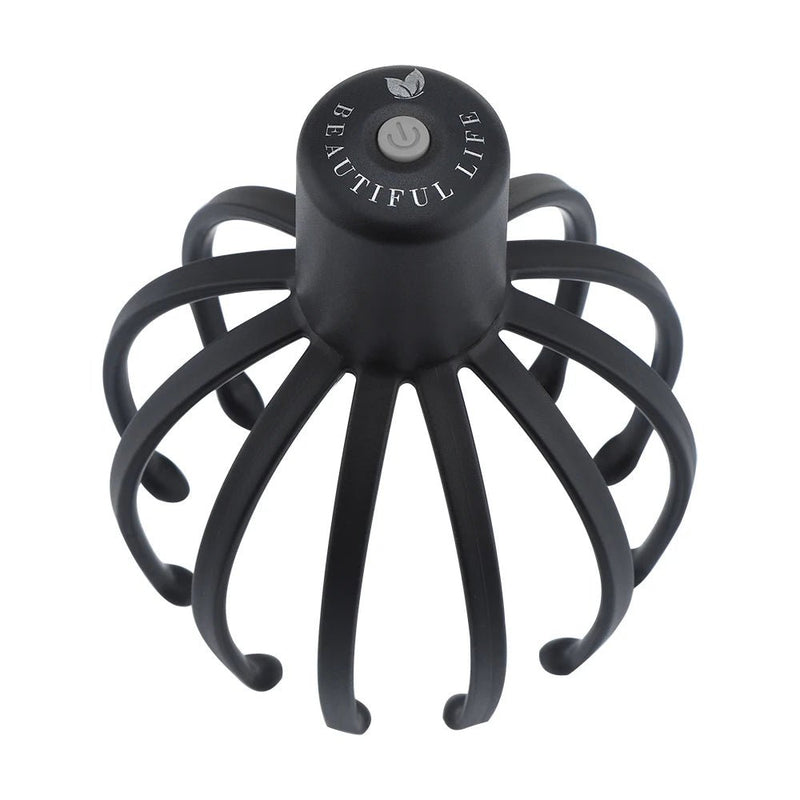Electric Head Massager – 3 Gears, 12 - Claw USB Rechargeable Device - Supersell
