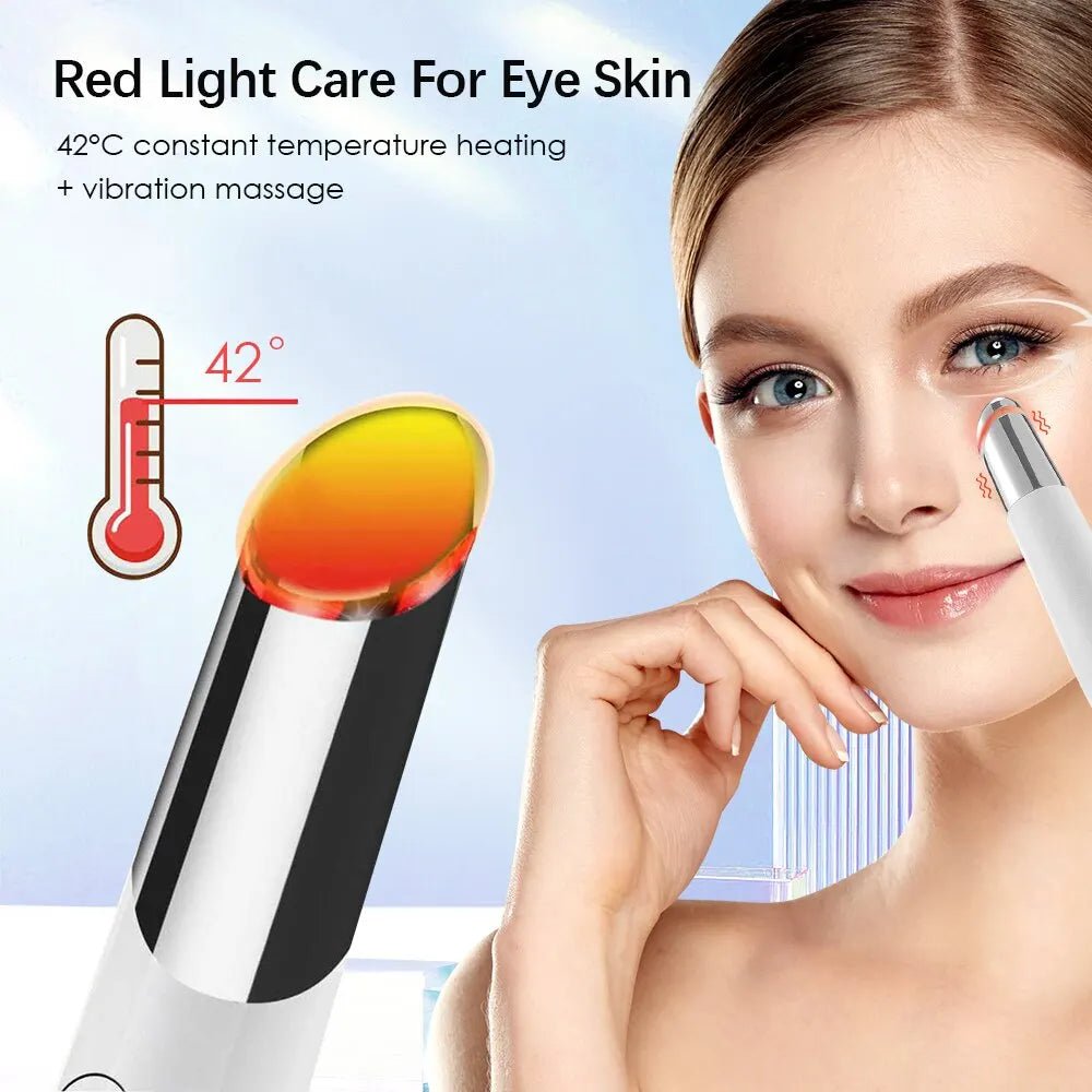 Eye Massager – Heated Vibration Therapy for Dark Circles & Puffiness - Supersell
