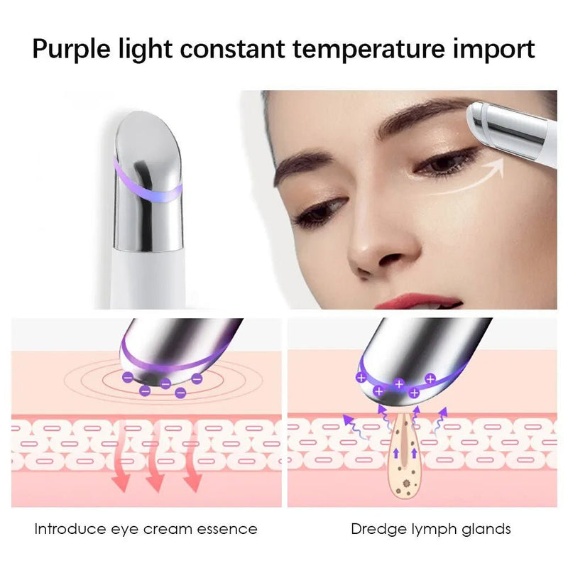 Eye Massager – Heated Vibration Therapy for Dark Circles & Puffiness - Supersell