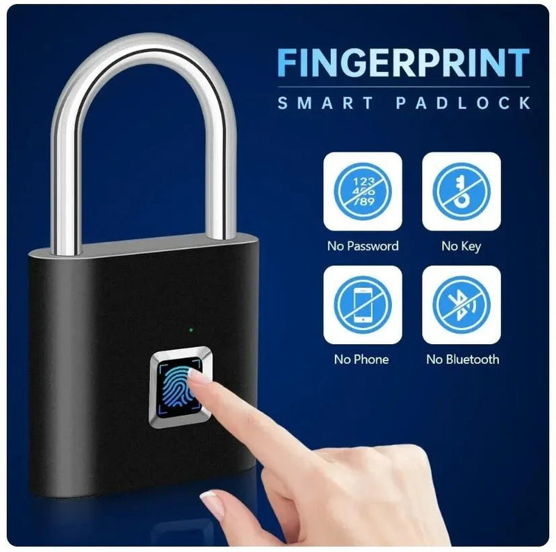Fingerprint Lock Keyless Waterproof Anti - Theft Smart Lock - Supersell