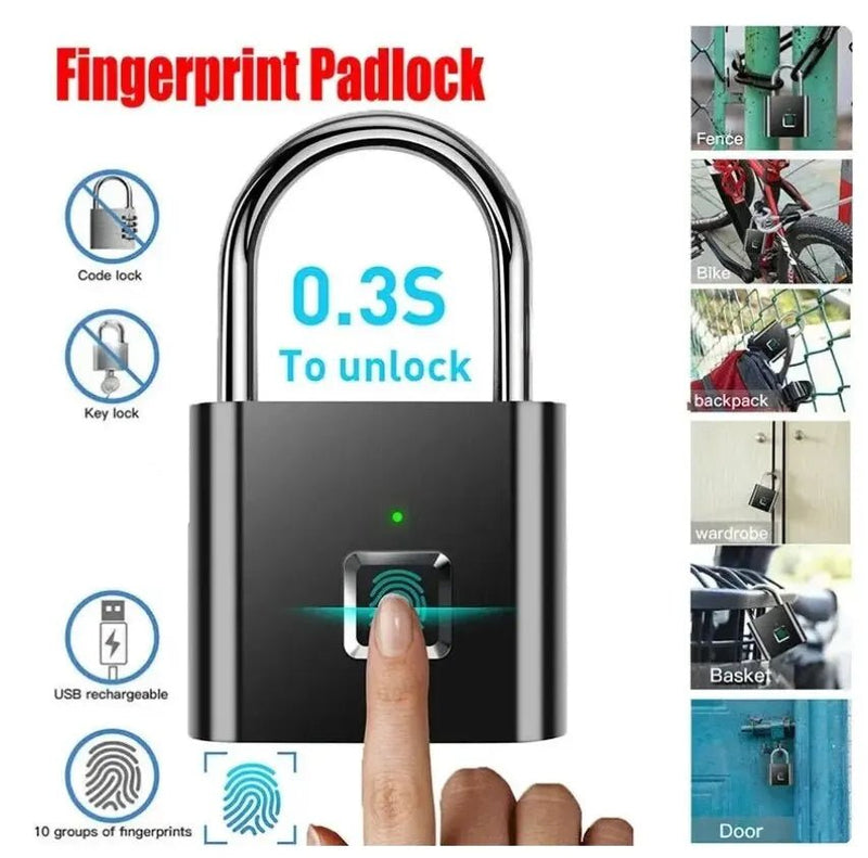 Fingerprint Lock Keyless Waterproof Anti - Theft Smart Lock - Supersell