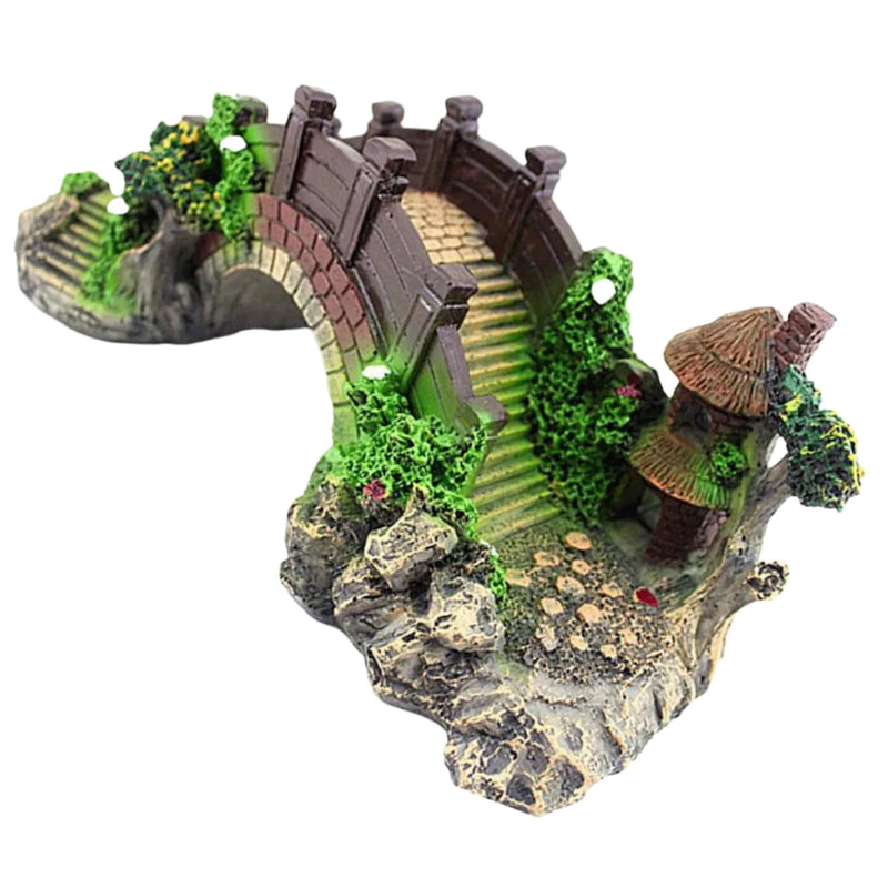 Fish Tank Bridge Resin Landscape Decoration Aquarium Equipment Accessories - Supersell
