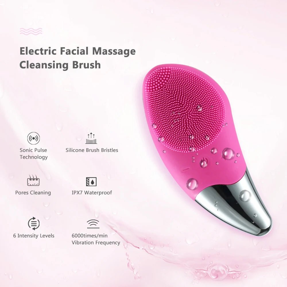 Hailicare Silicone Face Brush – Electric Deep Cleansing Massager - Supersell