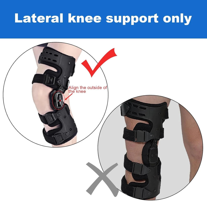 Hinged Unloader Knee Brace - ACL, Meniscus & Patella Support - Supersell