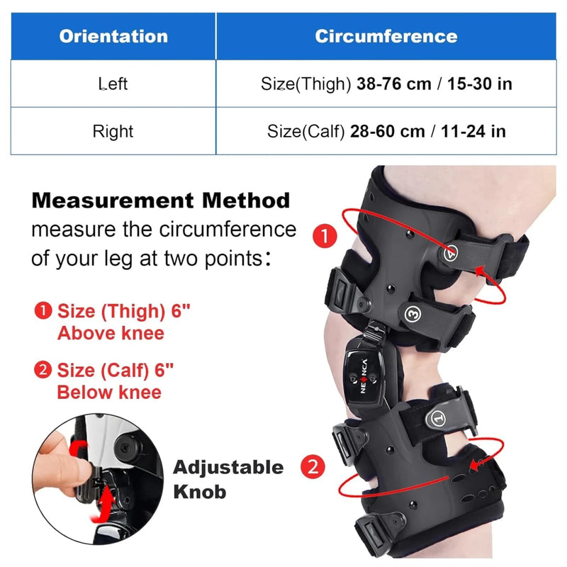 Hinged Unloader Knee Brace - ACL, Meniscus & Patella Support - Supersell