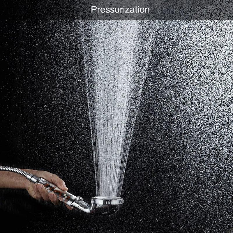 Ionic Mineral Anion 3 Modes Handheld Bathroom Shower head - Supersell