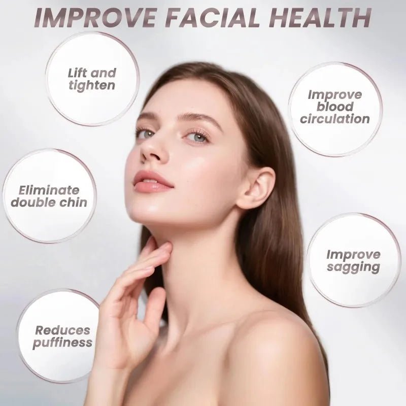 Lymphatic Contour Face Brush - Ergonomic Facial Drainage Massager - Supersell