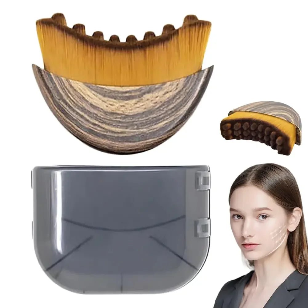 Lymphatic Contour Face Brush - Ergonomic Facial Drainage Massager - Supersell