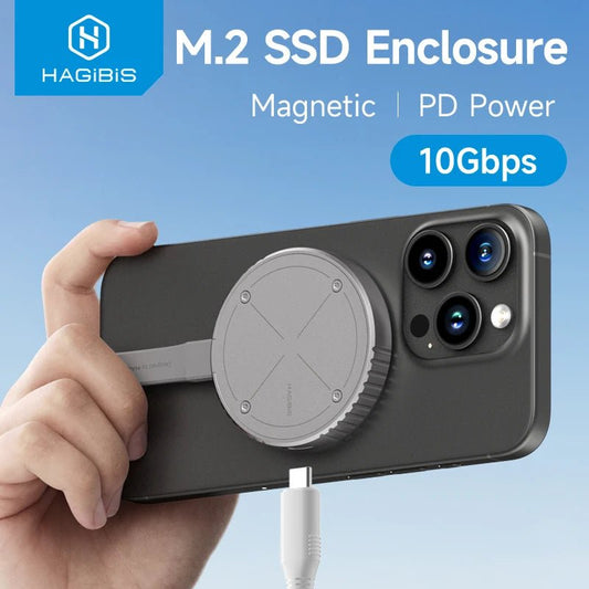 Magnetic M.2 NVMe SSD Enclosure Magsafe SSD Case USB C 3.2 Gen2 to NVMe PCI - E - Supersell