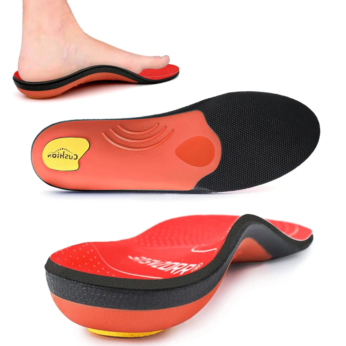 Orthotics Insoles Sneakers Shoe Inserts for Plantar Fasciitis - Supersell