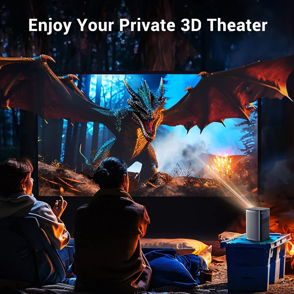 P70 3D 4K Mini Portable Projector With Battery - Supersell