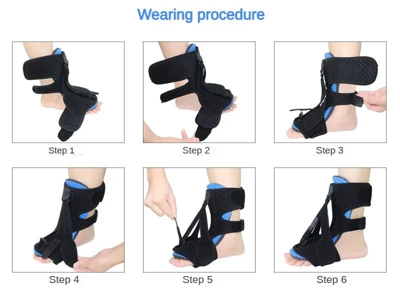Plantar Fasciitis Night Splint | Foot Drop & Achilles Tendon Brace - Supersell