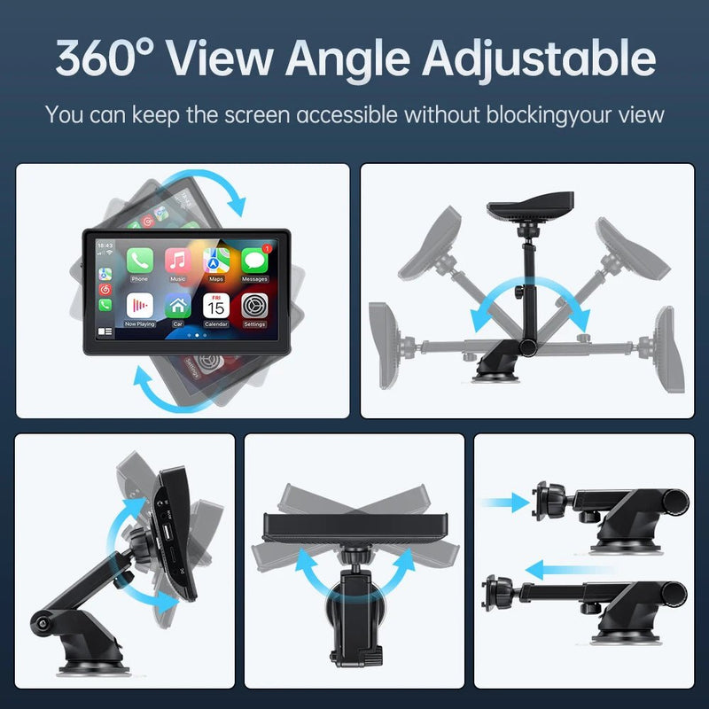 Portable CarPlay Touch Screen for Android and iOS - Supersell