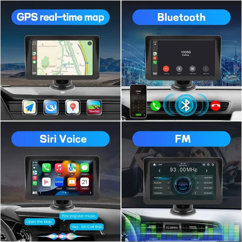 Portable CarPlay Touch Screen for Android and iOS - Supersell