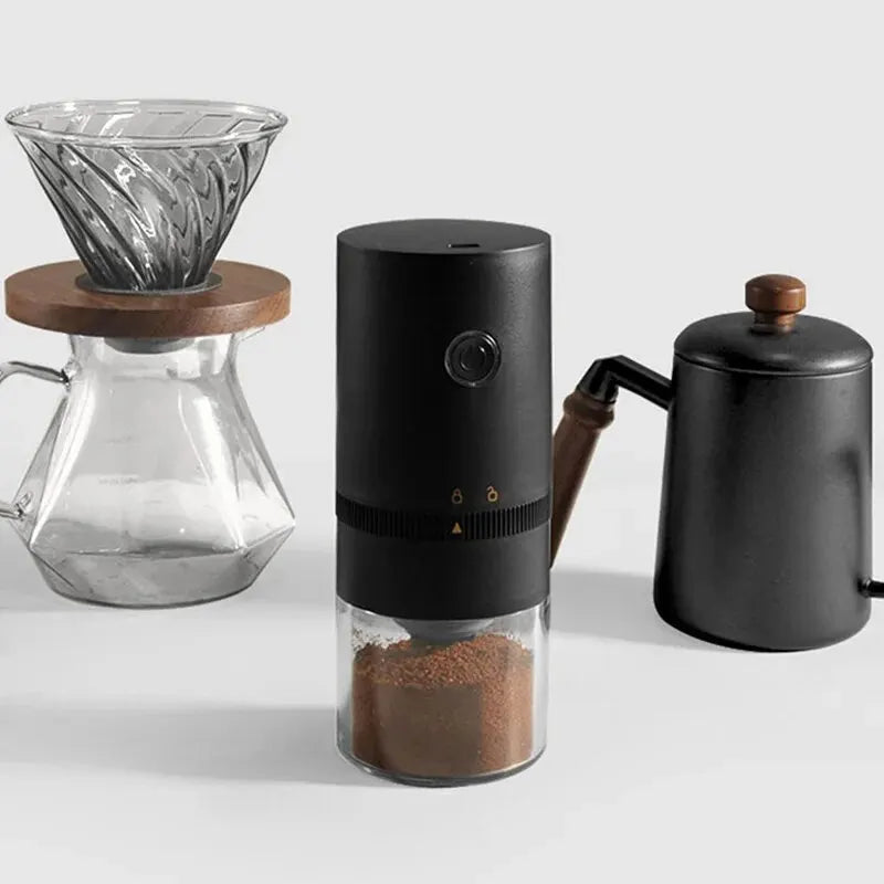 Portable Electric Coffee Maker Grinder TYPE C USB Charge - Supersell