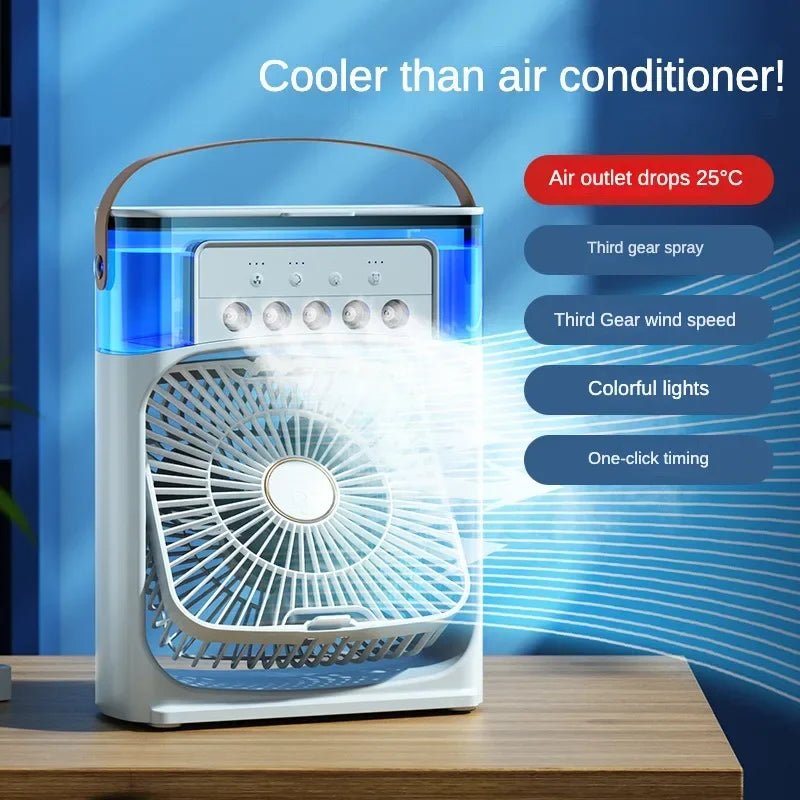 Portable Small Air Cooler Speed Fan - Supersell