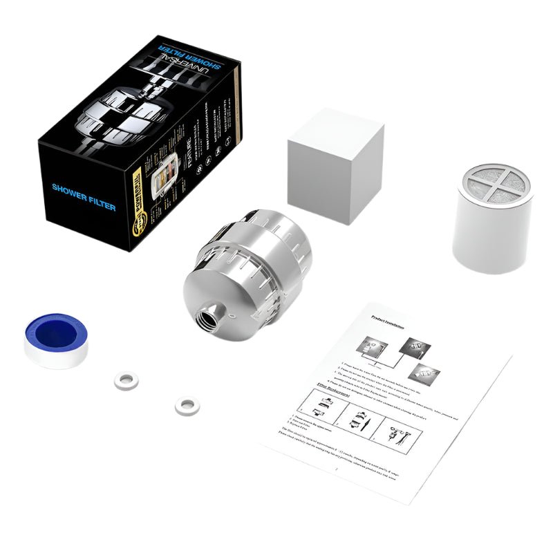Premium Chlorine - Reducing Shower Filter for Softer, Cleaner Water - Supersell