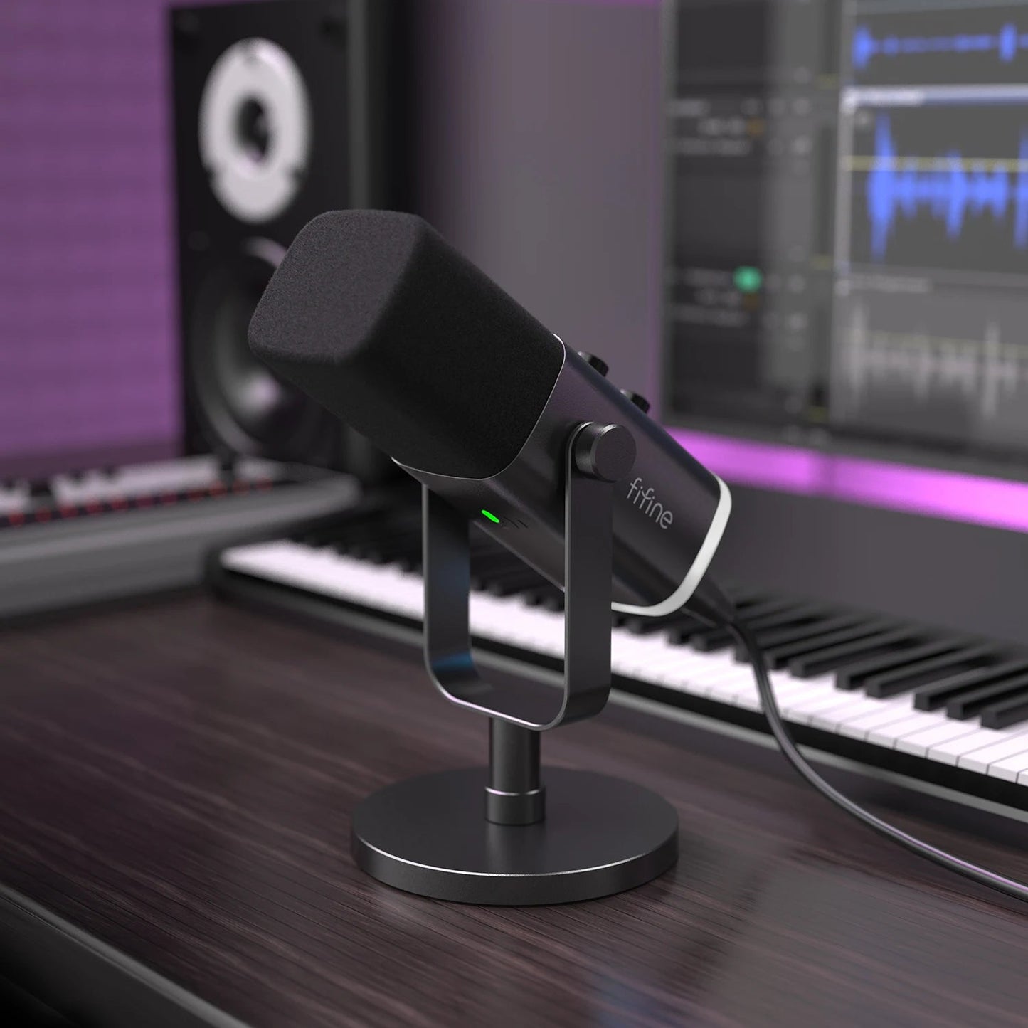 Pro FIFINE USB/XLR Dynamic Microphone for PC PS5/4 - Supersell