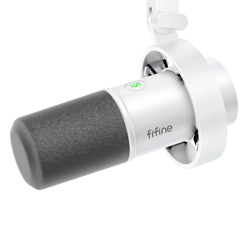 Pro FIFINE USB/XLR Dynamic Microphone with Shock Mount - Supersell