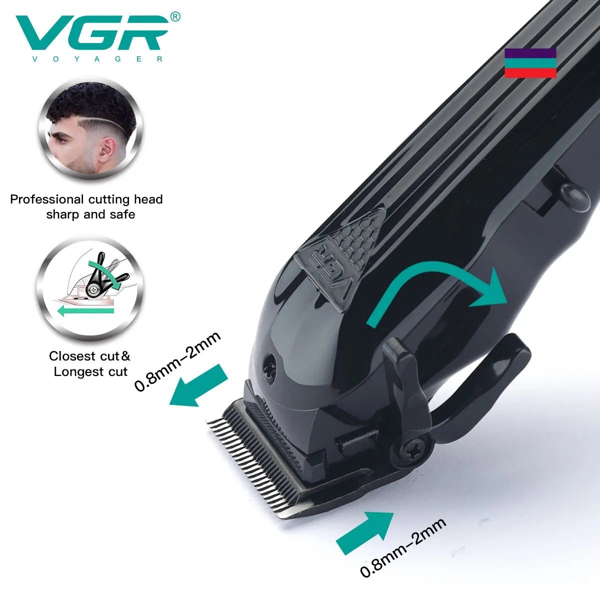 Professional Hair Trimmer VGR Super Sharp Blades - Supersell
