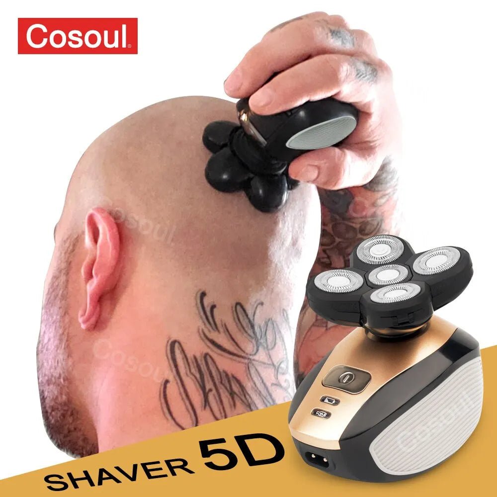 Rechargeable Electric Head Shaver for Men – Body Hair Razor - Supersell