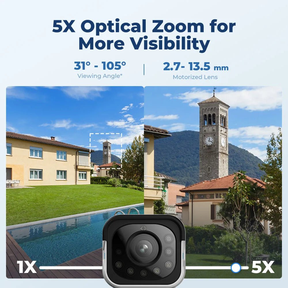 Reolink Smart 4K 8MP PoE Security Camera 5X Zoom RCL 811A - Supersell