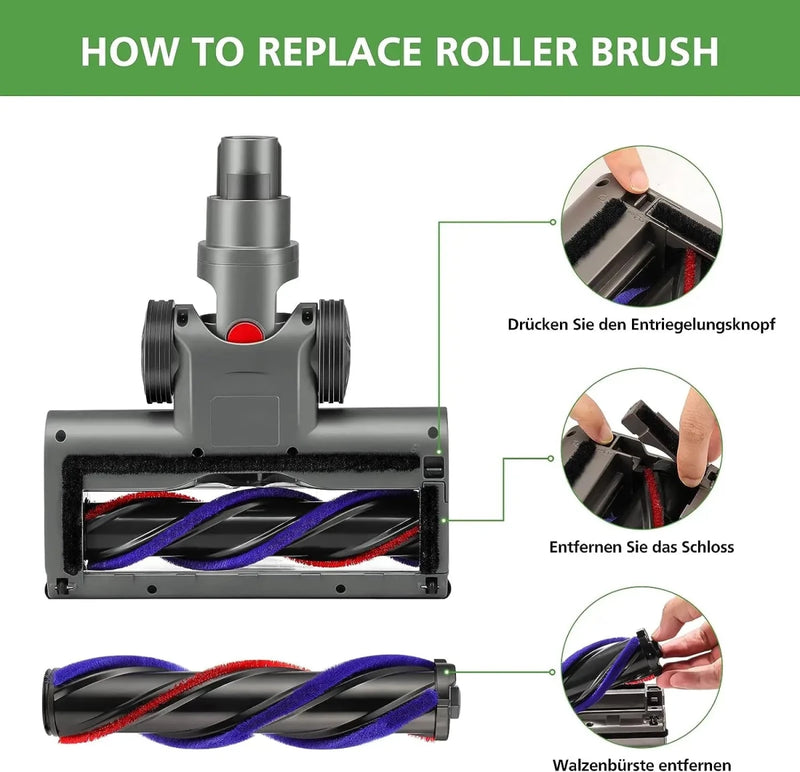 Roller Brush Head Replacement for Dyson V7 V8 V10 V11 V15 - Supersell