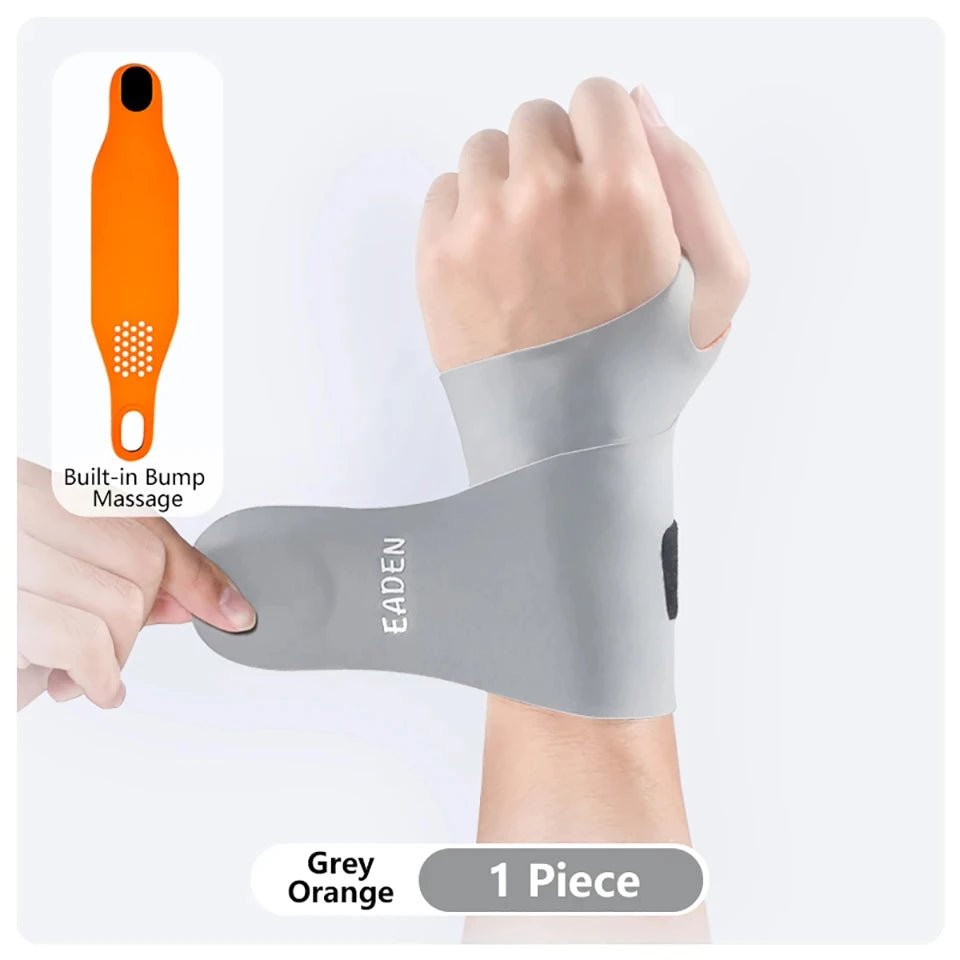 Slim Adjustable Compression Wrist Brace – Sprain Support & Relief - Supersell