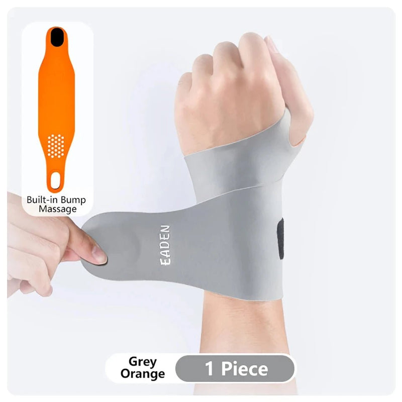 Slim Adjustable Compression Wrist Brace – Sprain Support & Relief - Supersell