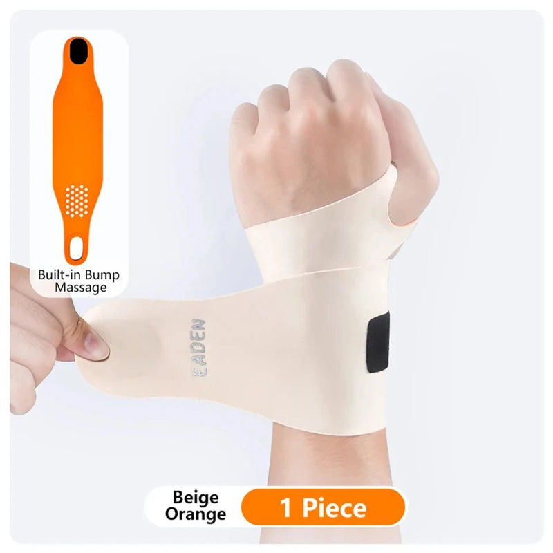 Slim Adjustable Compression Wrist Brace – Sprain Support & Relief - Supersell