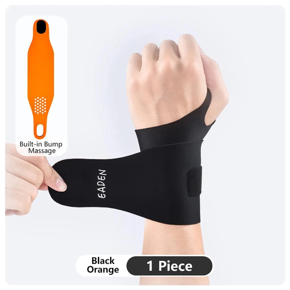 Slim Adjustable Compression Wrist Brace – Sprain Support & Relief - Supersell