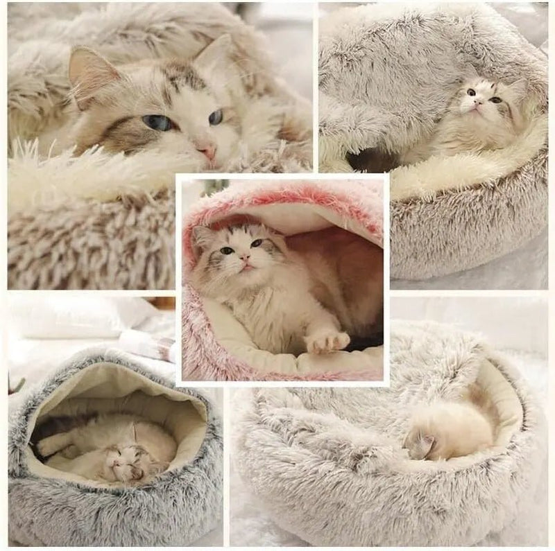 Soft Plush Pet Bed Cover Warm Sleeping Nest - Supersell
