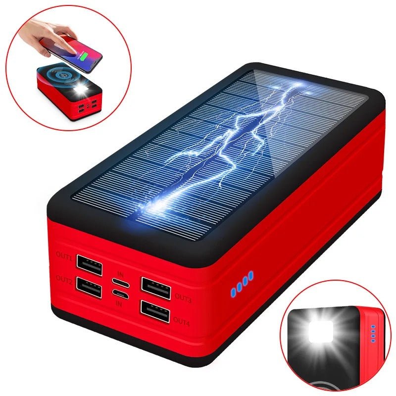 Solar Power Bank – Dual Charging, Magnetic & Wireless for Smartphones - Supersell