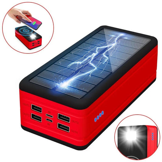 Solar Power Bank – Dual Charging, Magnetic & Wireless for Smartphones - Supersell