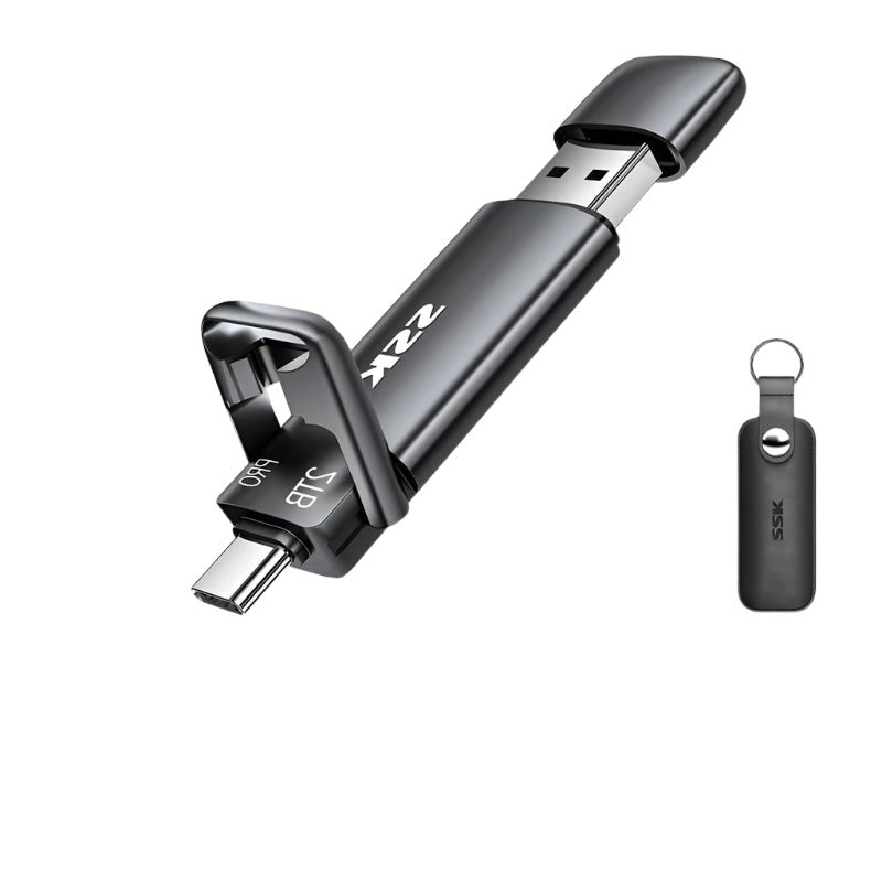 SSK External SSD Type - C + USB A 3.2 Flash Drive - Supersell