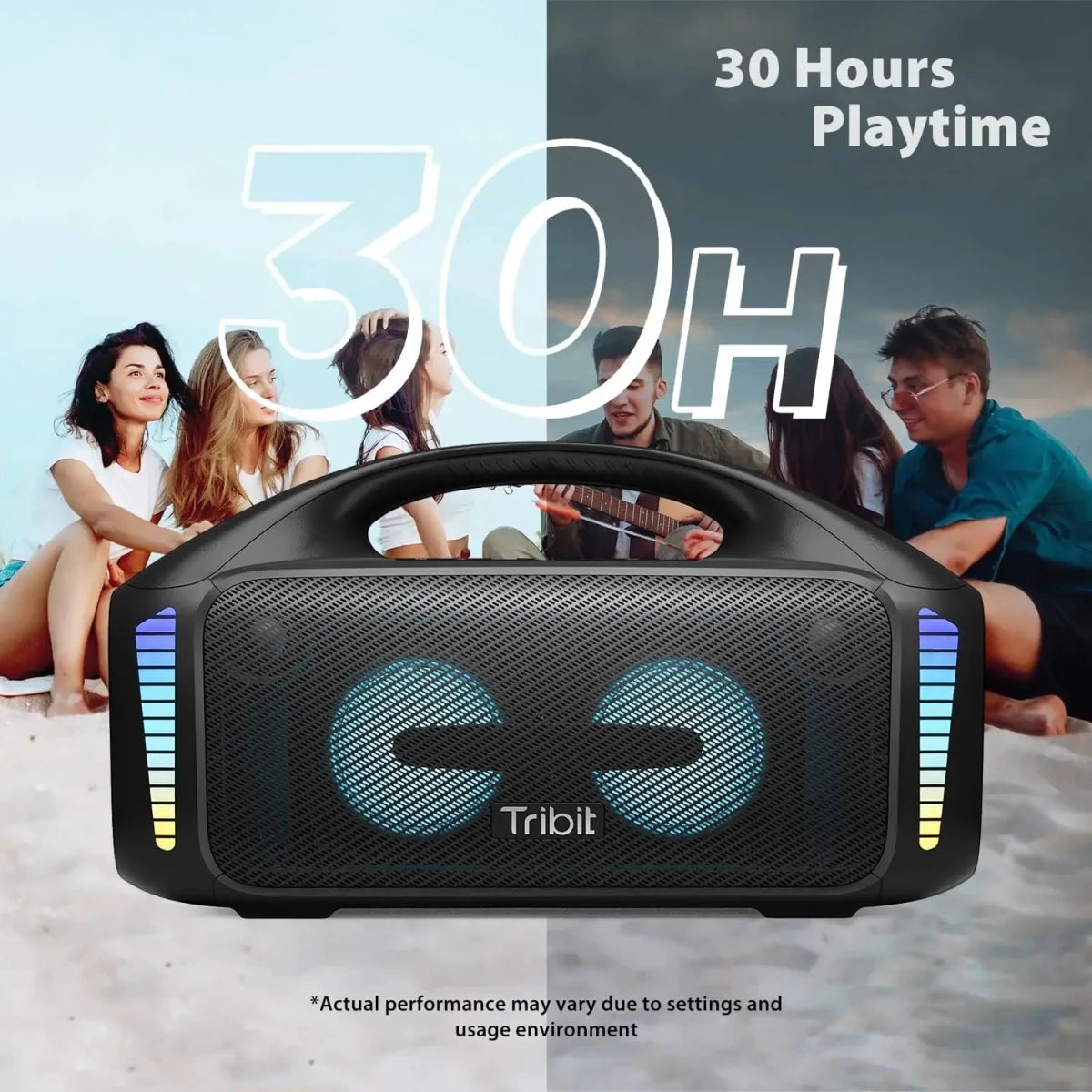 Tribit Portable Bluetooth StormBox Blast Outdoor Wireless Speaker - Supersell