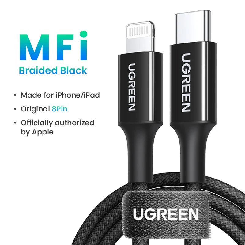 UGREEN 20W PD USB Type C to Lightning Cable - Supersell