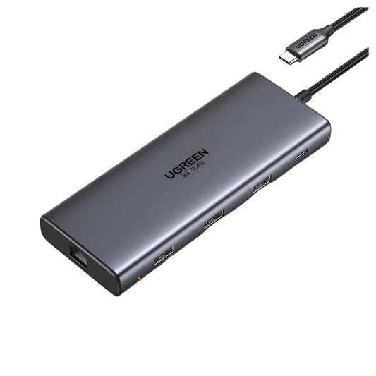 UGREEN Dual HDMI USB HUB 8K HDMI Adapter 10 in 1 Splitter USB 3.0 PD 100W Dock - Supersell