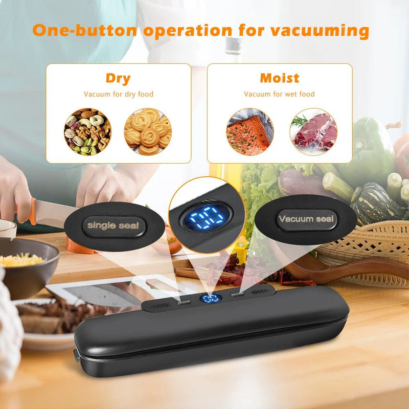 Vacuum Sealer Packaging Machine with 10pcs Vacuum bags - Supersell