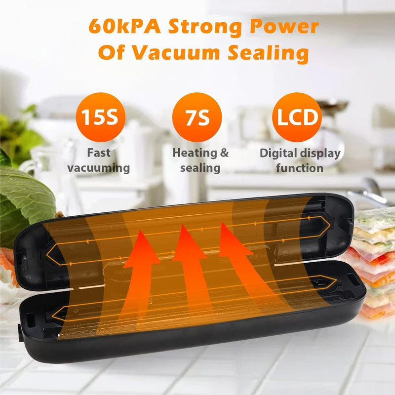 Vacuum Sealer Packaging Machine with 10pcs Vacuum bags - Supersell