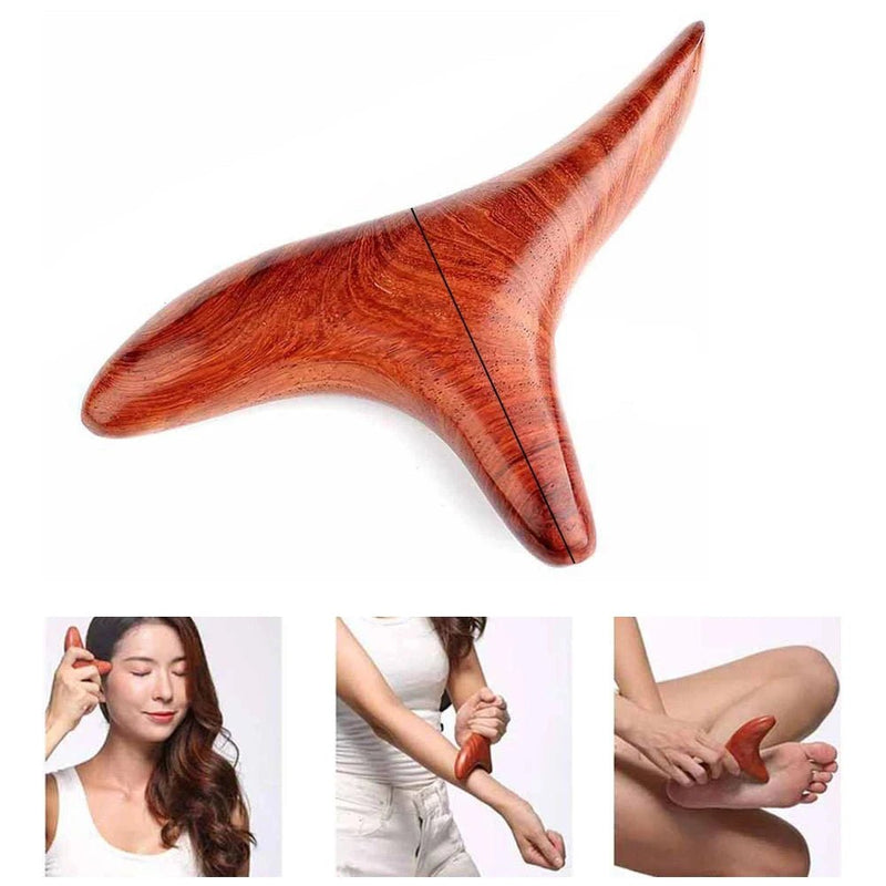 Wood Trigger Point Massage Gua Sha Lymphatic Drainage Tools - Supersell