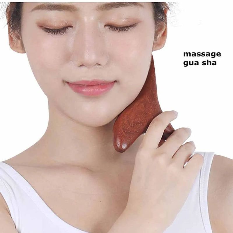 Wood Trigger Point Massage Gua Sha Lymphatic Drainage Tools - Supersell