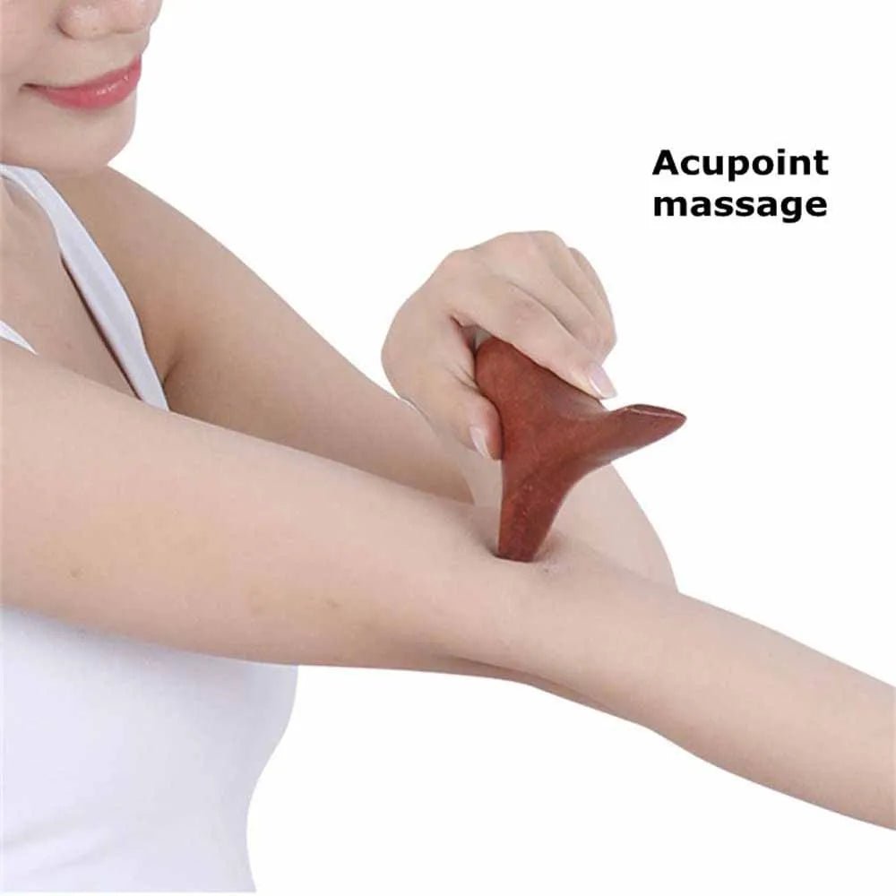 Wood Trigger Point Massage Gua Sha Lymphatic Drainage Tools - Supersell