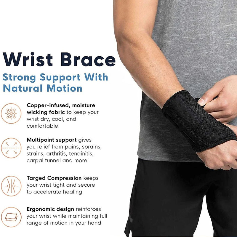 Wrist Splint – Carpal Tunnel, Tendonitis & Arthritis Relief - Supersell